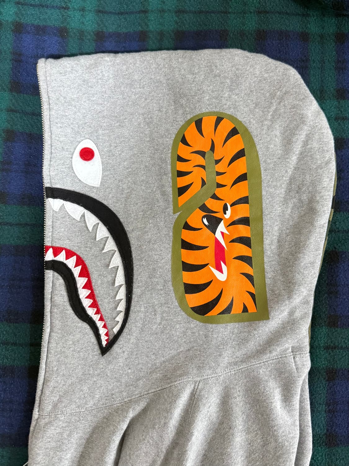 베이프 후드집업 XL 상품이미지4