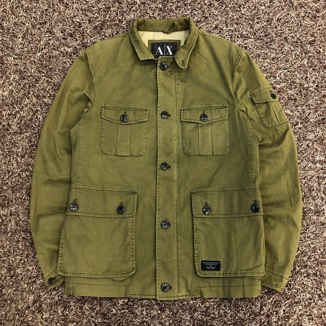 아르마니 익스체인지 밀리터리 쿼드포켓 필드 자켓 상품이미지1