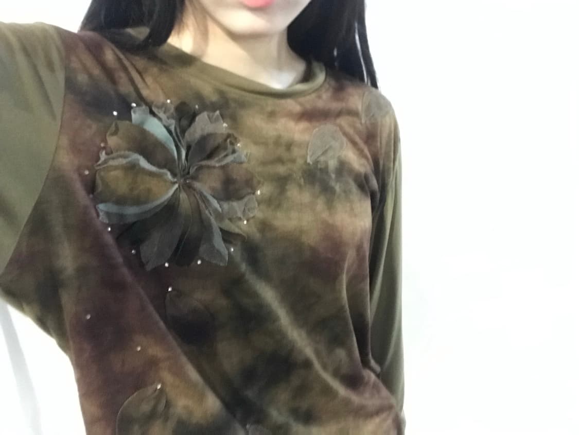 Flower point long sleeve 상품이미지3