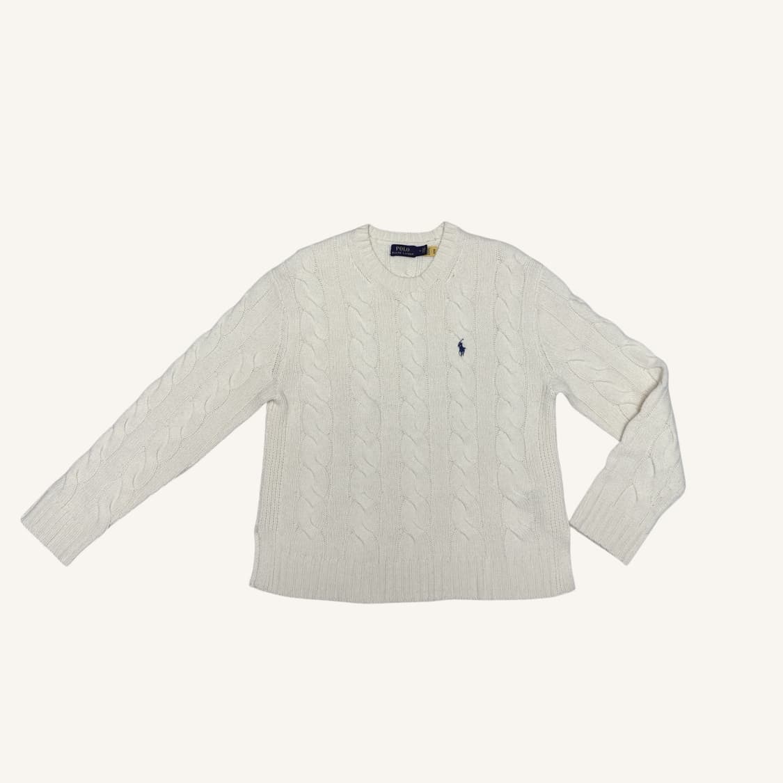 폴로 랄프로렌 캐시 혼방 케이블 니트 상품이미지3