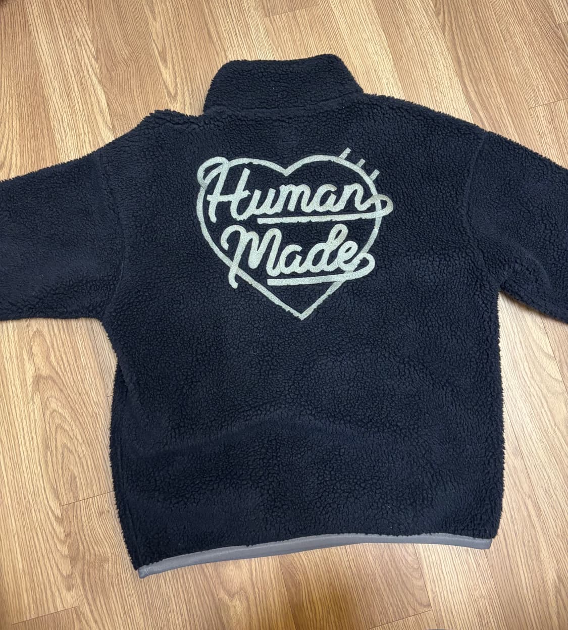 휴먼메이드 보아 플리스 하프집업 네이비 M 상품이미지2