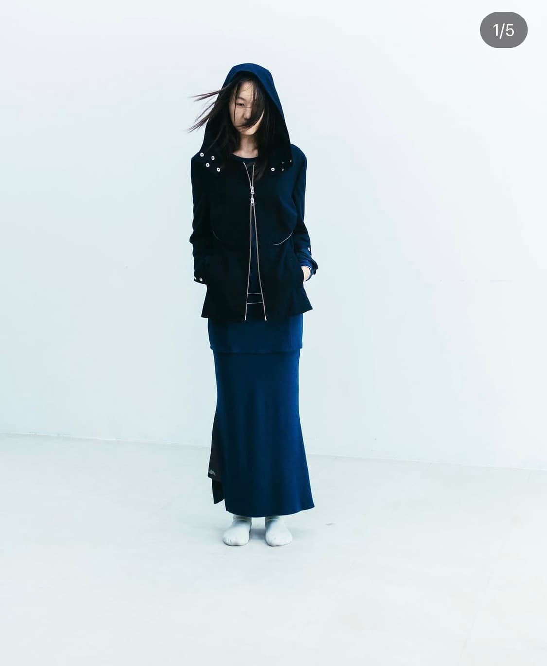 Ulika sanctus 울리카상투스 Slit layered 스커트 상품이미지1