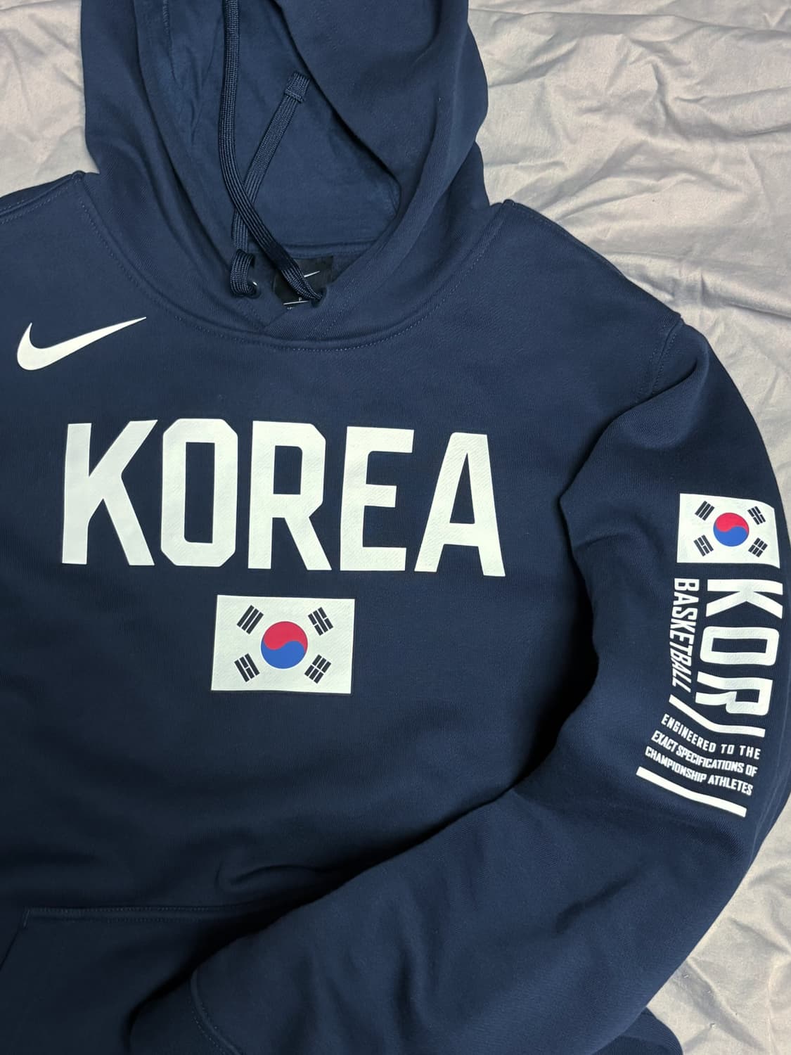 [S] 나이키 대한민국 농구 국가대표팀(KOR) 시그니처 태극기 후드티 상품이미지4