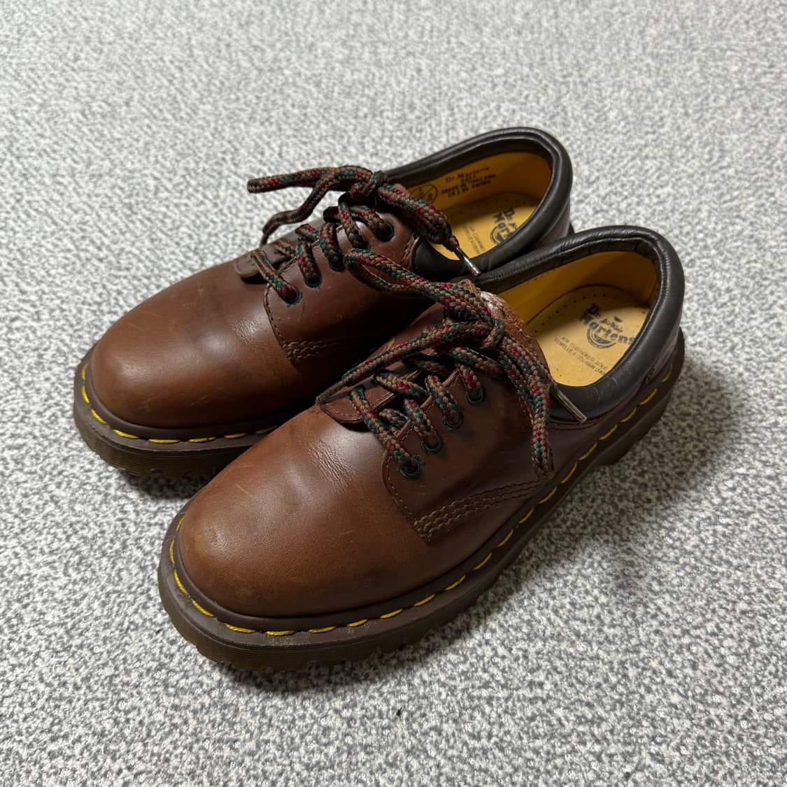 닥터마틴 브라운 더비슈즈 UK5 240 상품이미지1