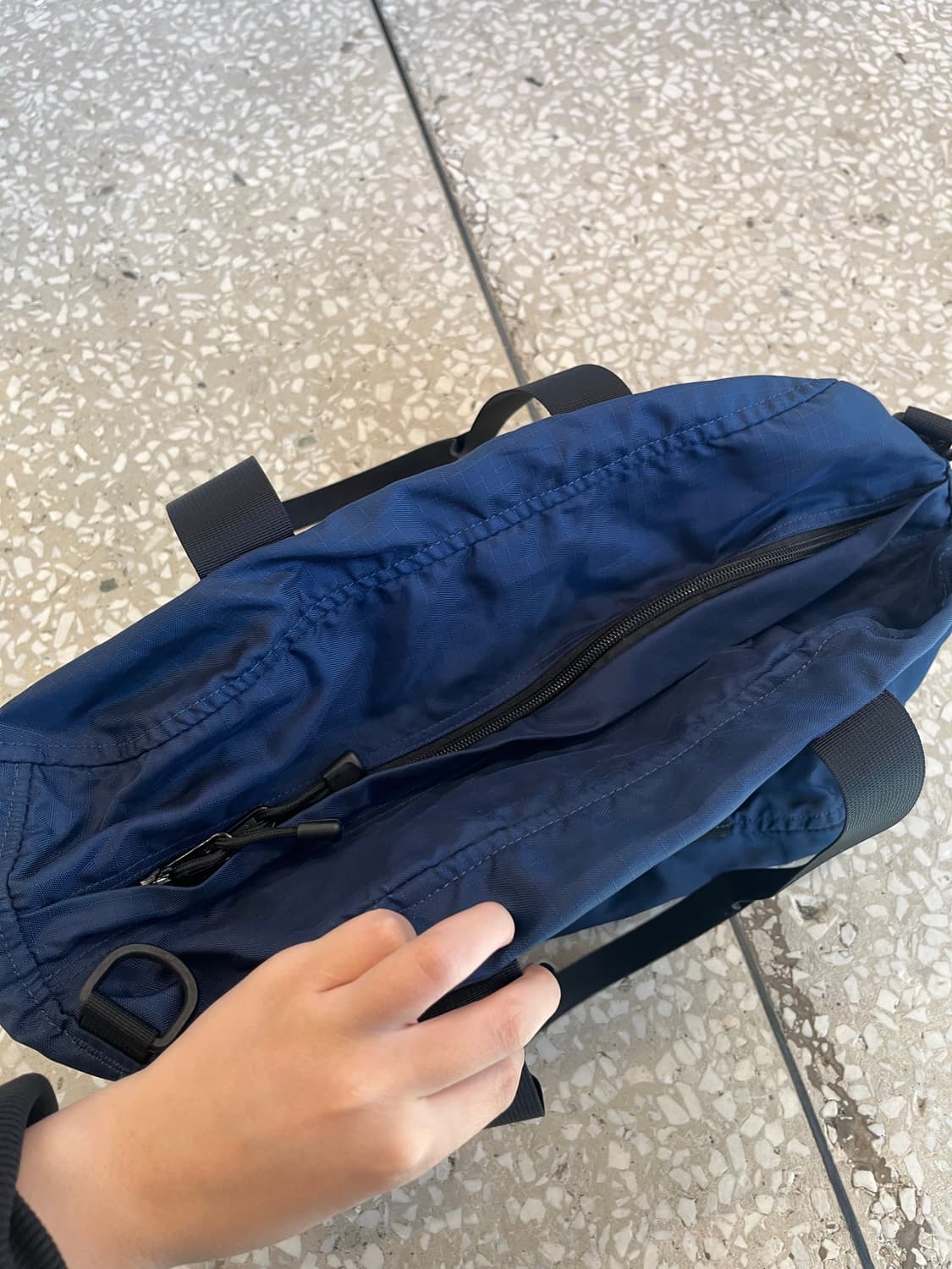 The North Face Ripstop Boston Bag – Navy 상품이미지4
