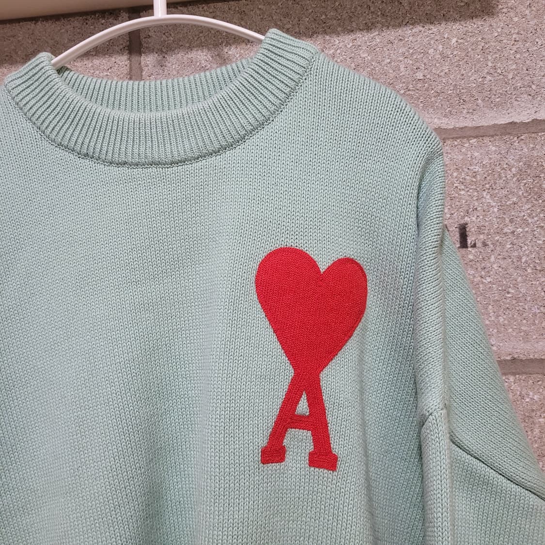 아미 빅하트로고 니트 S 상품이미지3