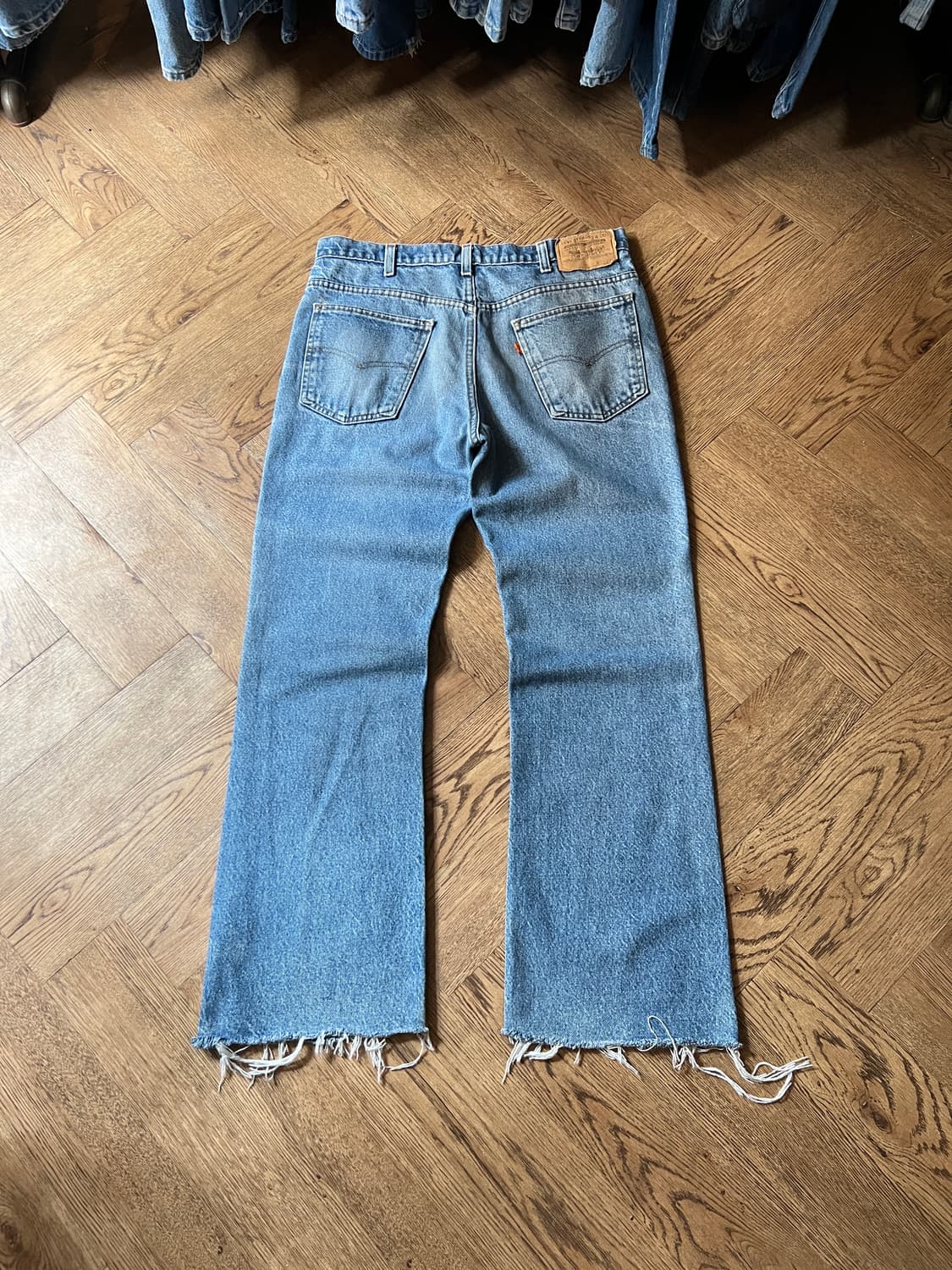 [34]70's 리바이스 20517-0217 오렌지탭 컷오프 플레어진 상품이미지2