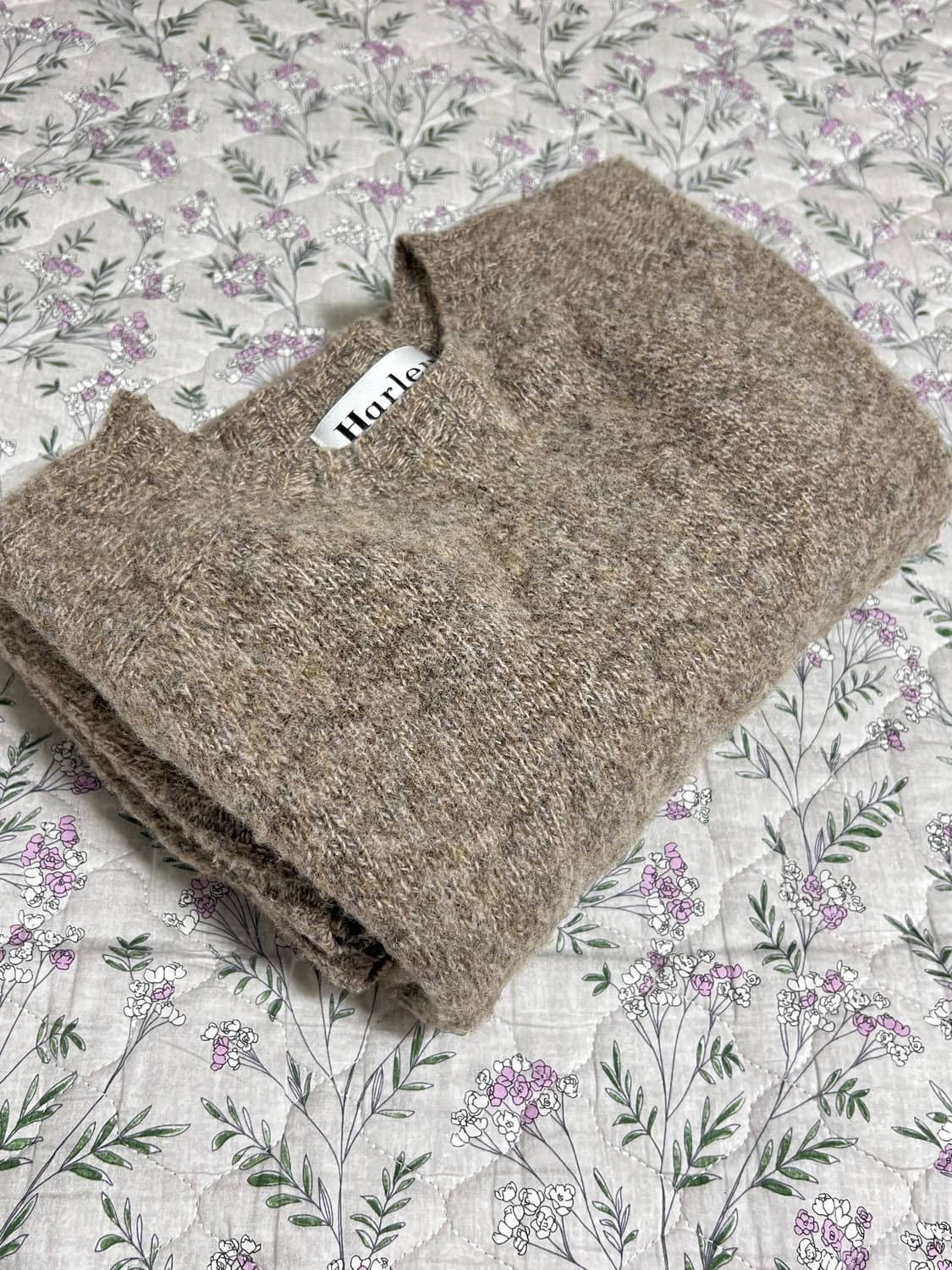 할리오브스코틀랜드 쉐기독 니트 머쉬룸 M 상품이미지2