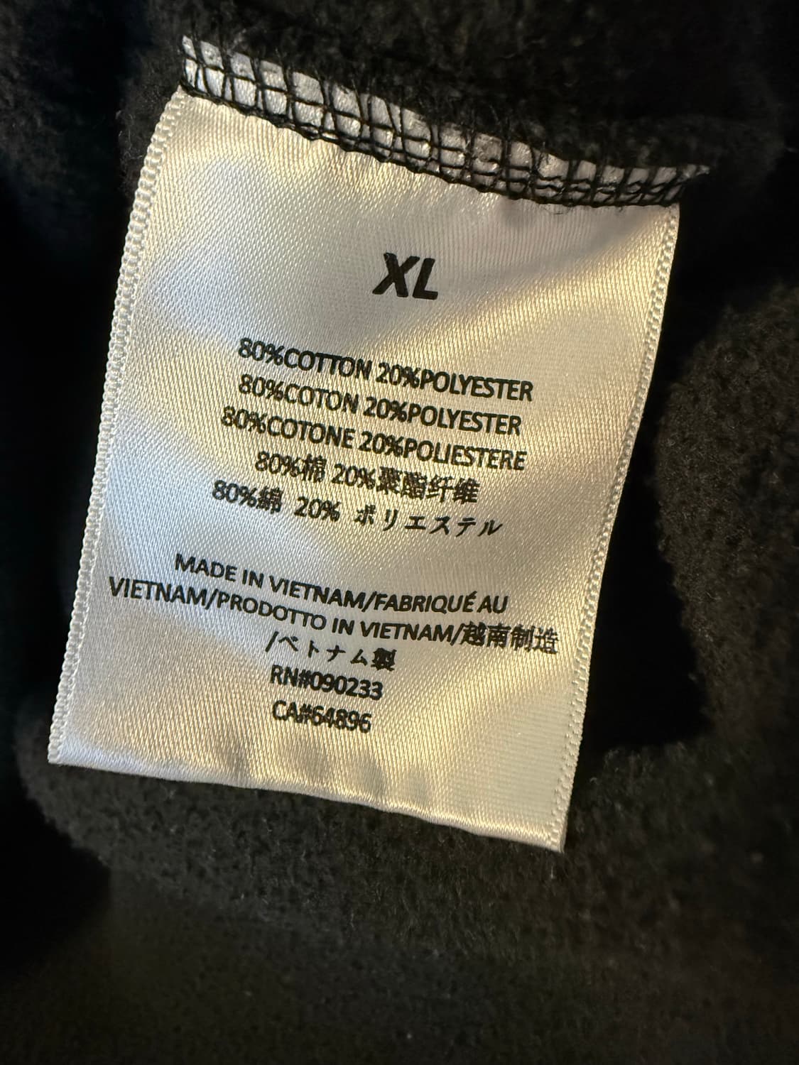 XL 에센셜 풀오버 후드 블랙 - 21SS 상품이미지4