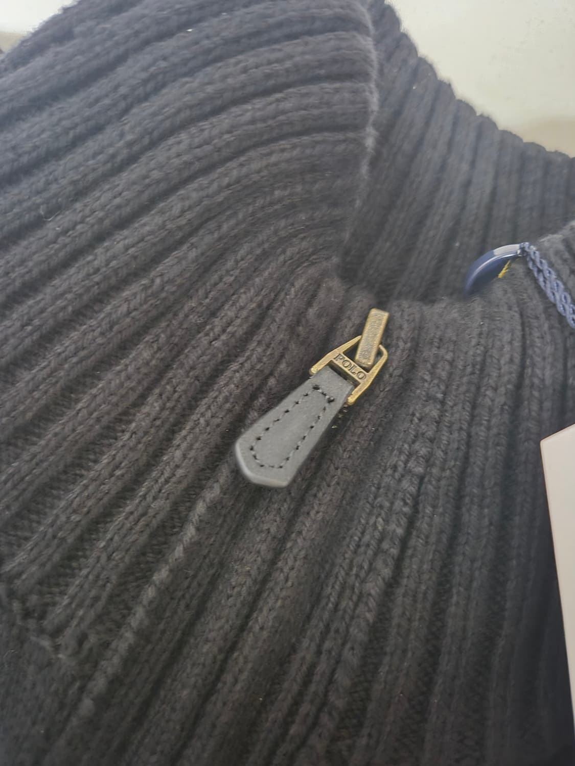 폴로 풀집업 블랙 M 100 (새상품) 상품이미지4