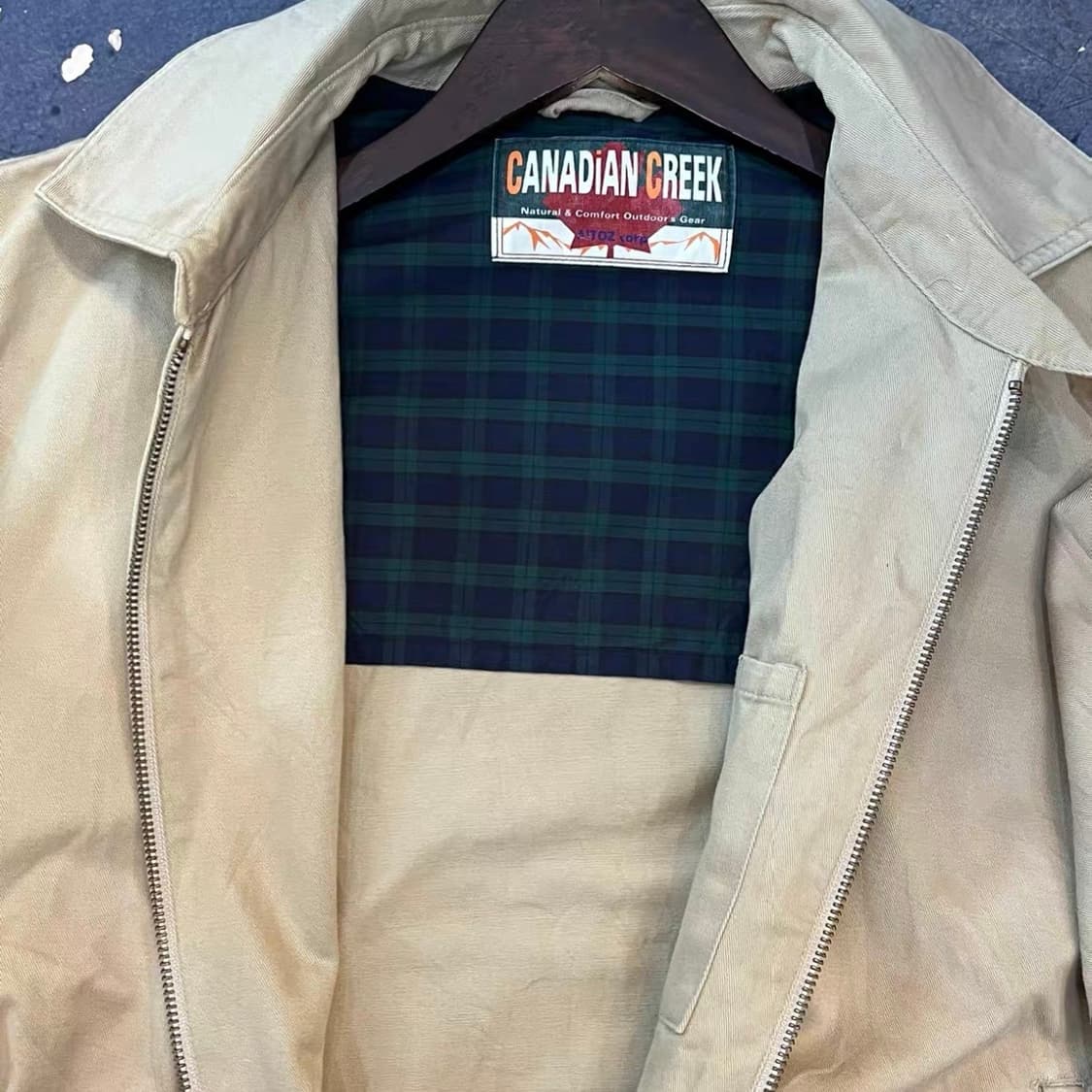 Vintage 플립 칼라 워크 자켓 상품이미지2