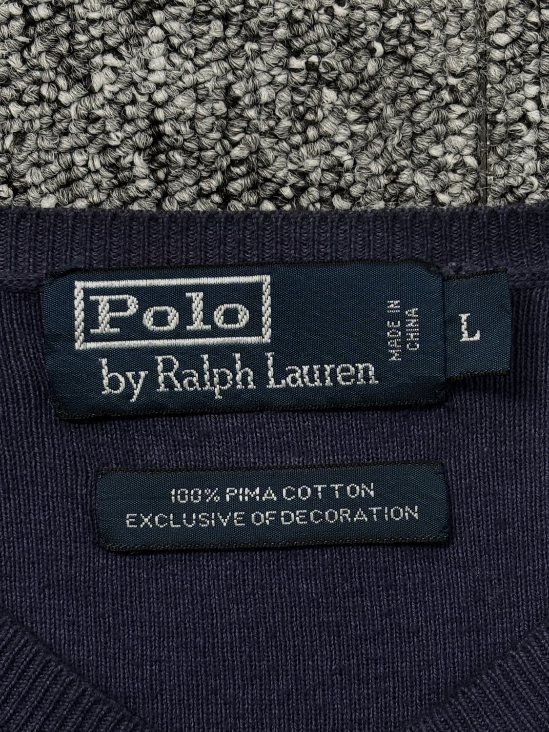 폴로 랄프로렌 브이넥 코튼 니트 스웨터 상품이미지5