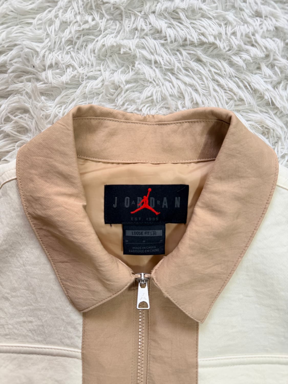 조던 우먼스 워크웨어 캔버스 재킷 (아이보리/베이지) - M사이즈 상품이미지3