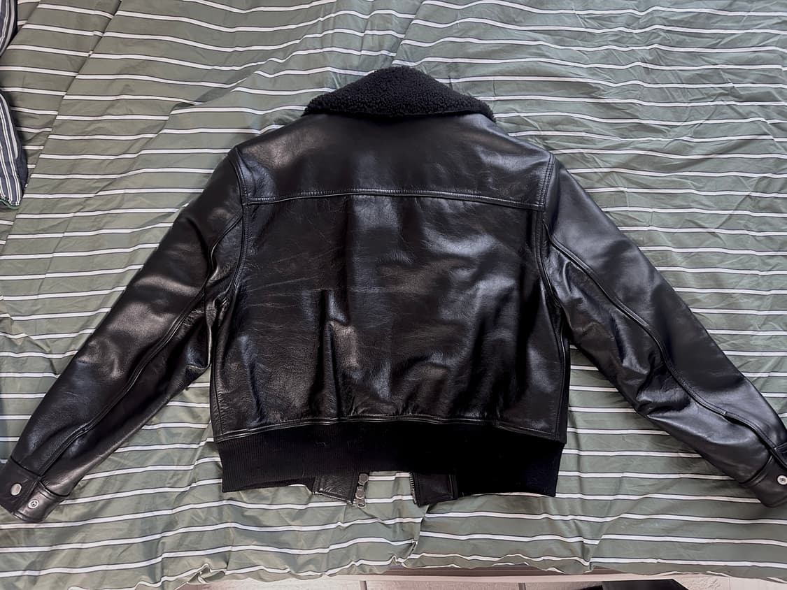 앤드로스 Shearing Cowhide Jacket (Black) 상품이미지2