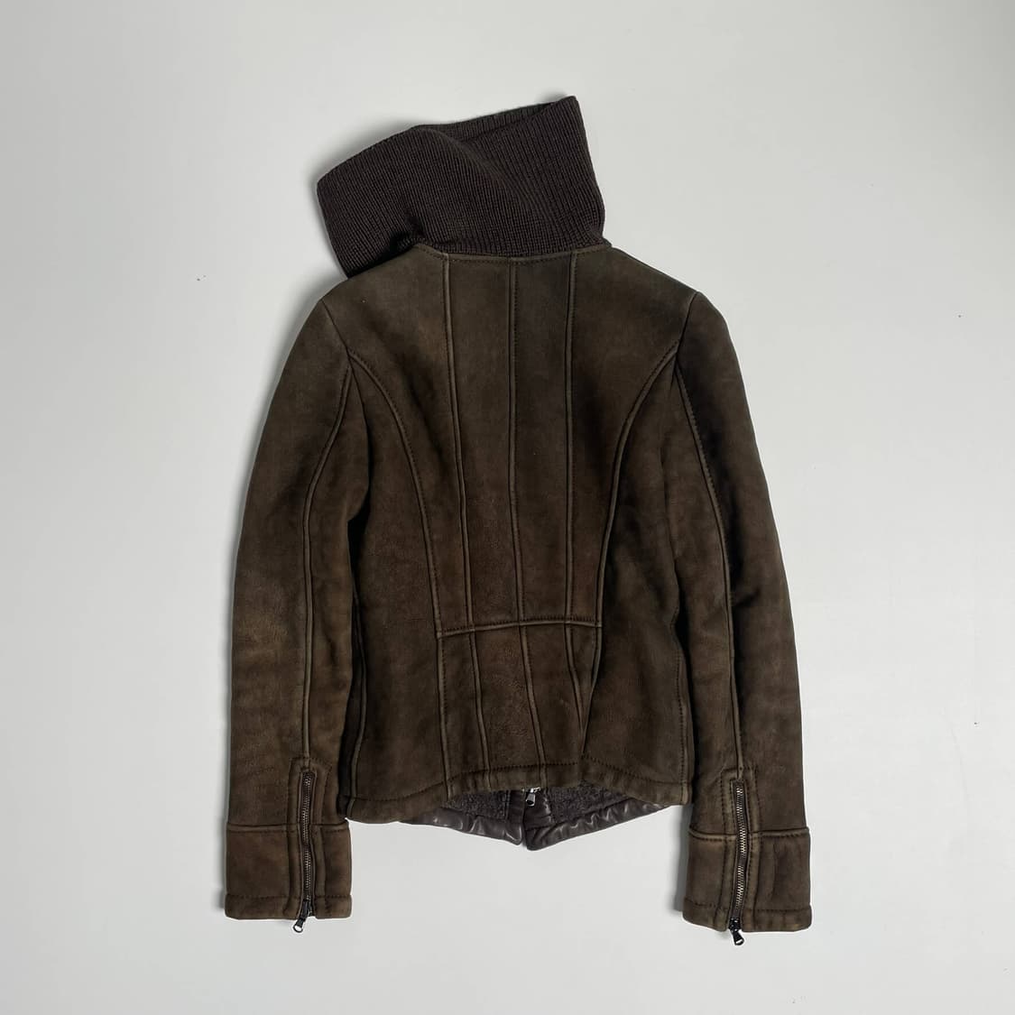 Alfie bobo 하이넥 니트 무통 자켓 (italy)  상품이미지5