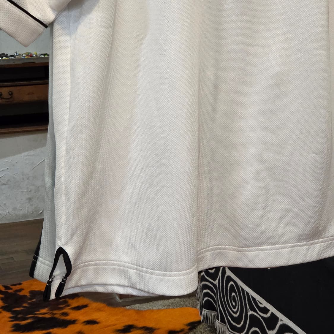 JPN 챔피온 배색 반팔 집업 져지 상품이미지7