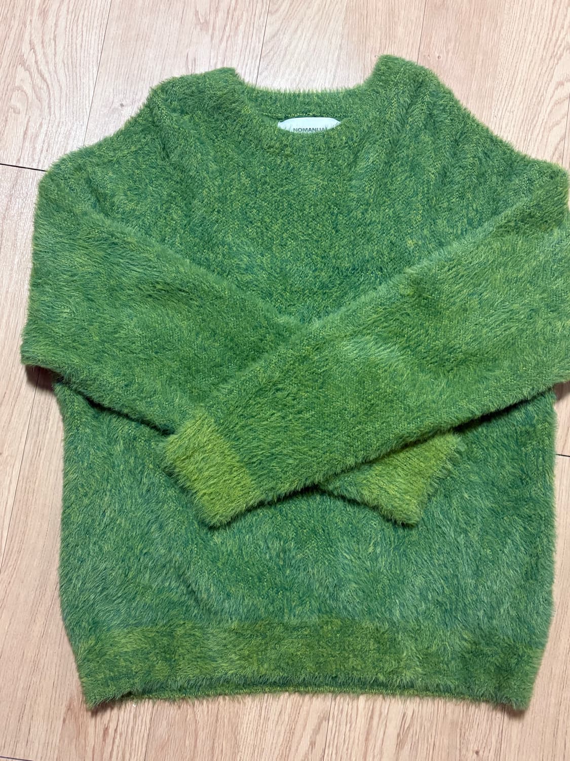 노매뉴얼 두쫀쿠 헤어리 니트 상품이미지1