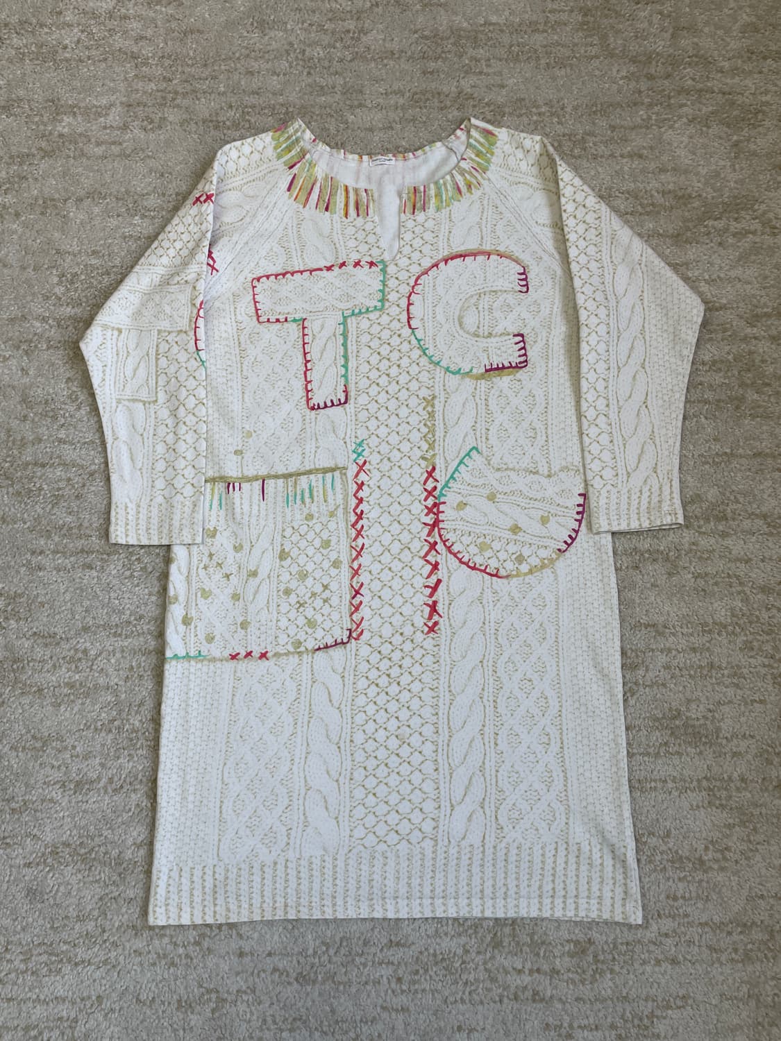 츠모리 치사토 슬립 홈 웨어 라인 잠옷 파자마  상품이미지1