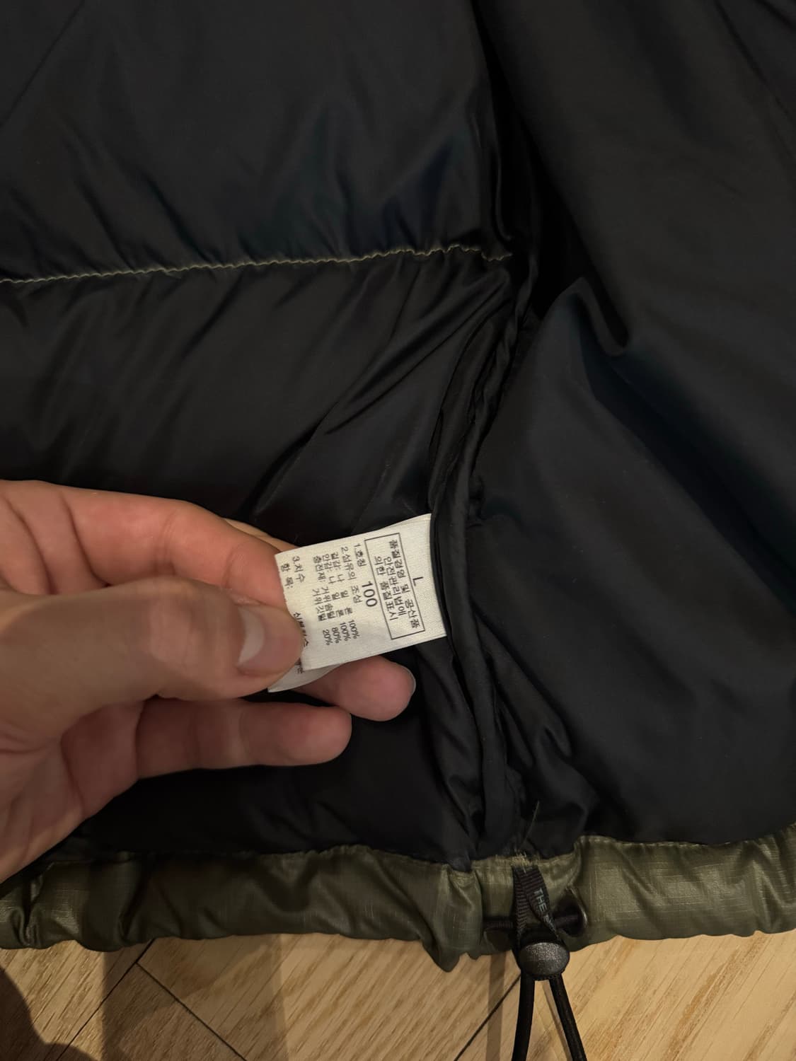 노스페이스 눕시 700 올리브 카키 상품이미지6