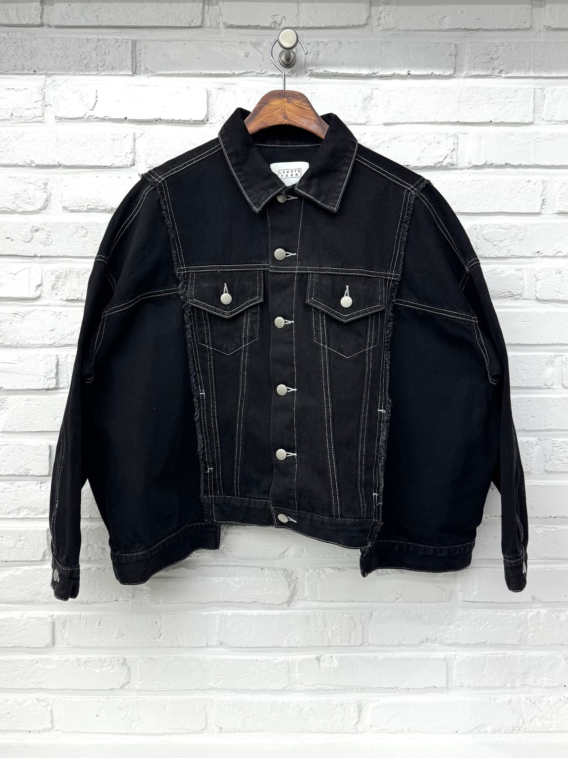 Lowrys Farm 블랙 데님자켓 상품이미지3