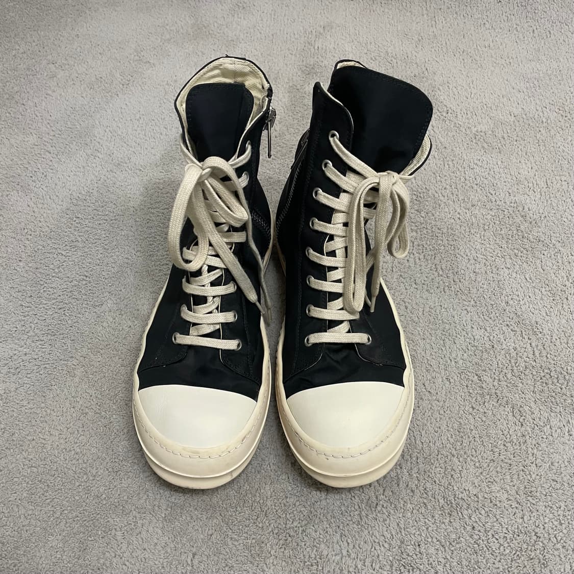 41) 릭오웬스 다크쉐도우 나일론 라몬즈 릭컨 하이탑 상품이미지3