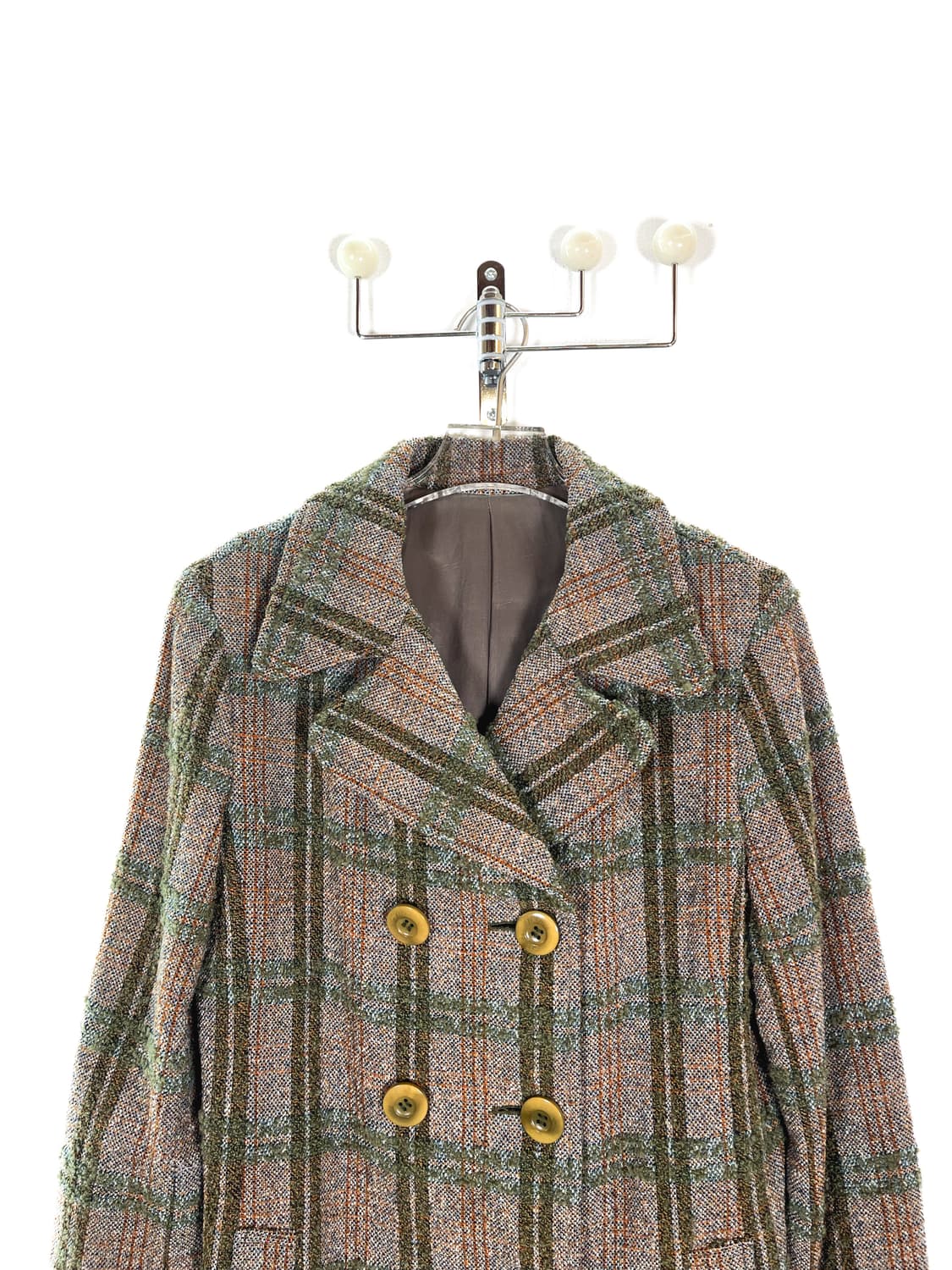 히스테릭 글래머 울 체크 코트 상품이미지5