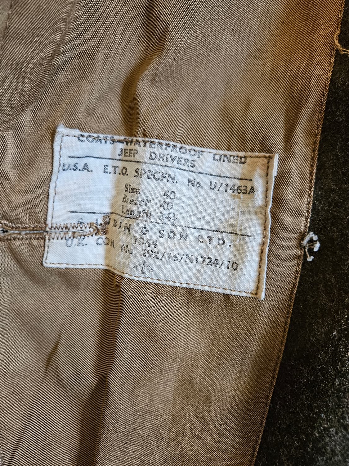 40s 빈티지 uk 지프코트 상품이미지3