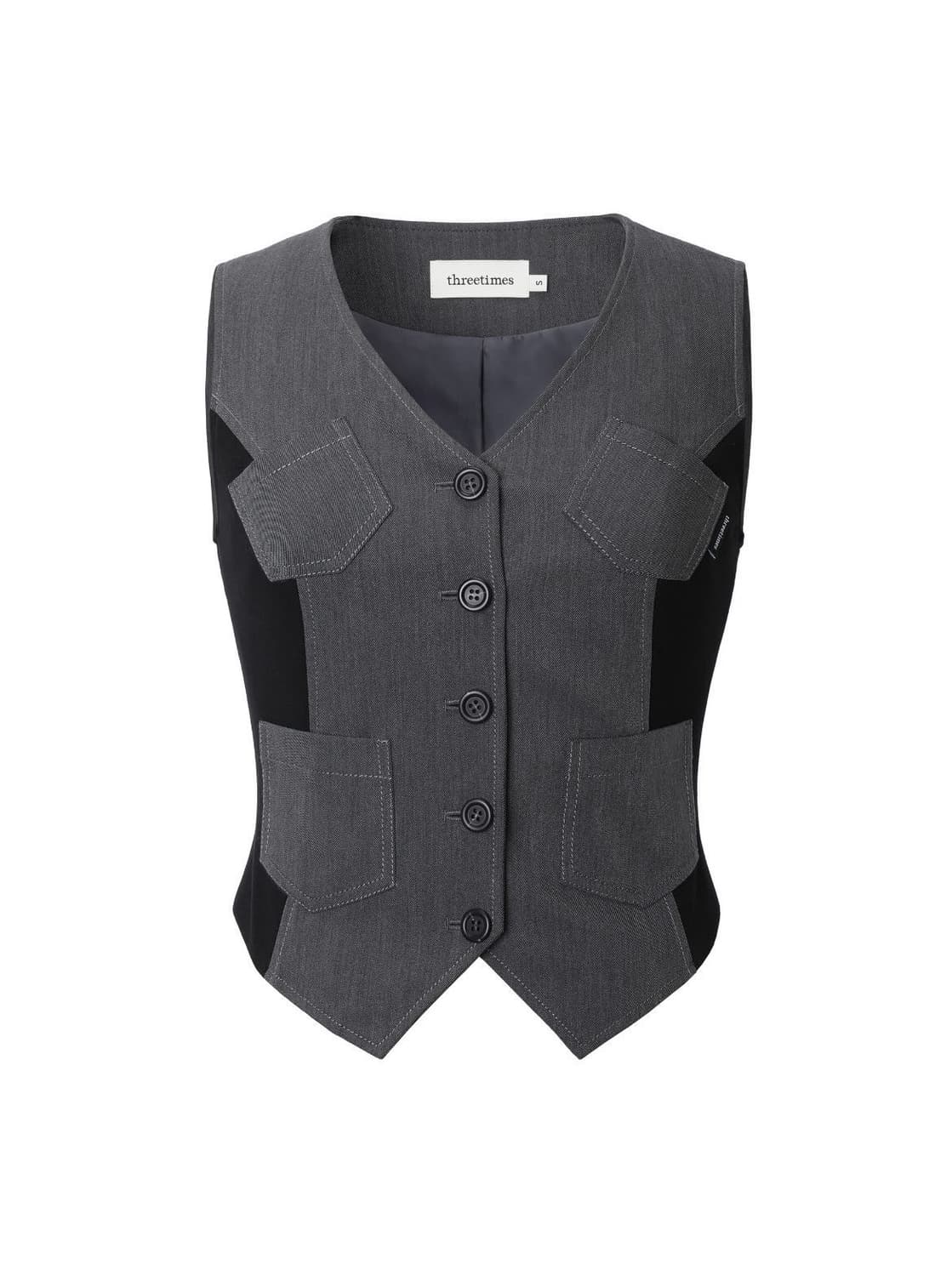 쓰리타임즈 kane vest pants 세트 상품이미지1