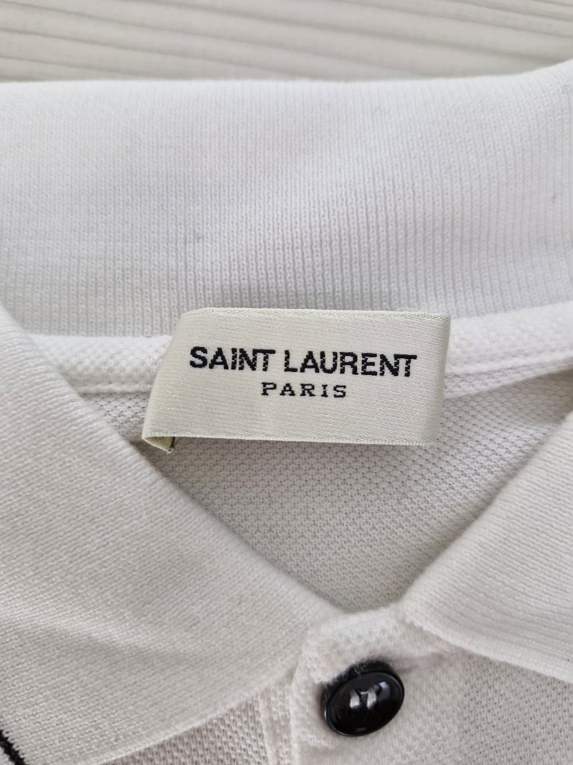 SAINT LAURENT 생로랑 19ss 로고 폴로 티셔츠 상품이미지4
