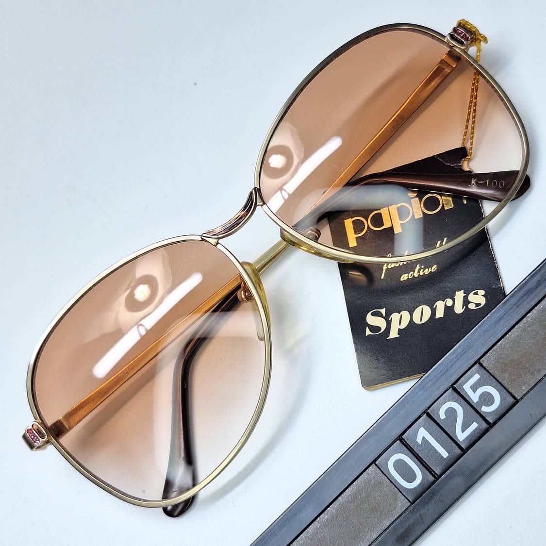 80s 일본제 빈티지 데드스톡/Pipion파피용 k-100 선글라스/수입 상품이미지1