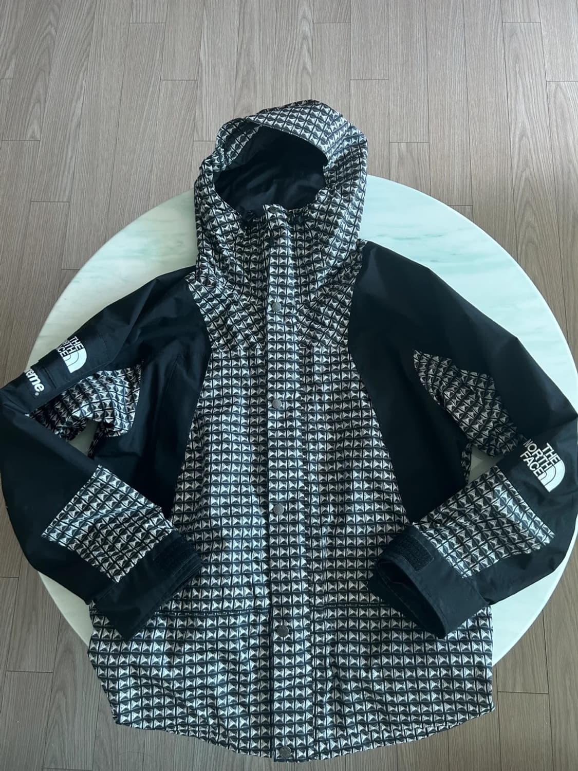 [21SS][XL] 슈프림 x 노스페이스 스터드 마운틴 라이트 자켓 블랙 상품이미지2