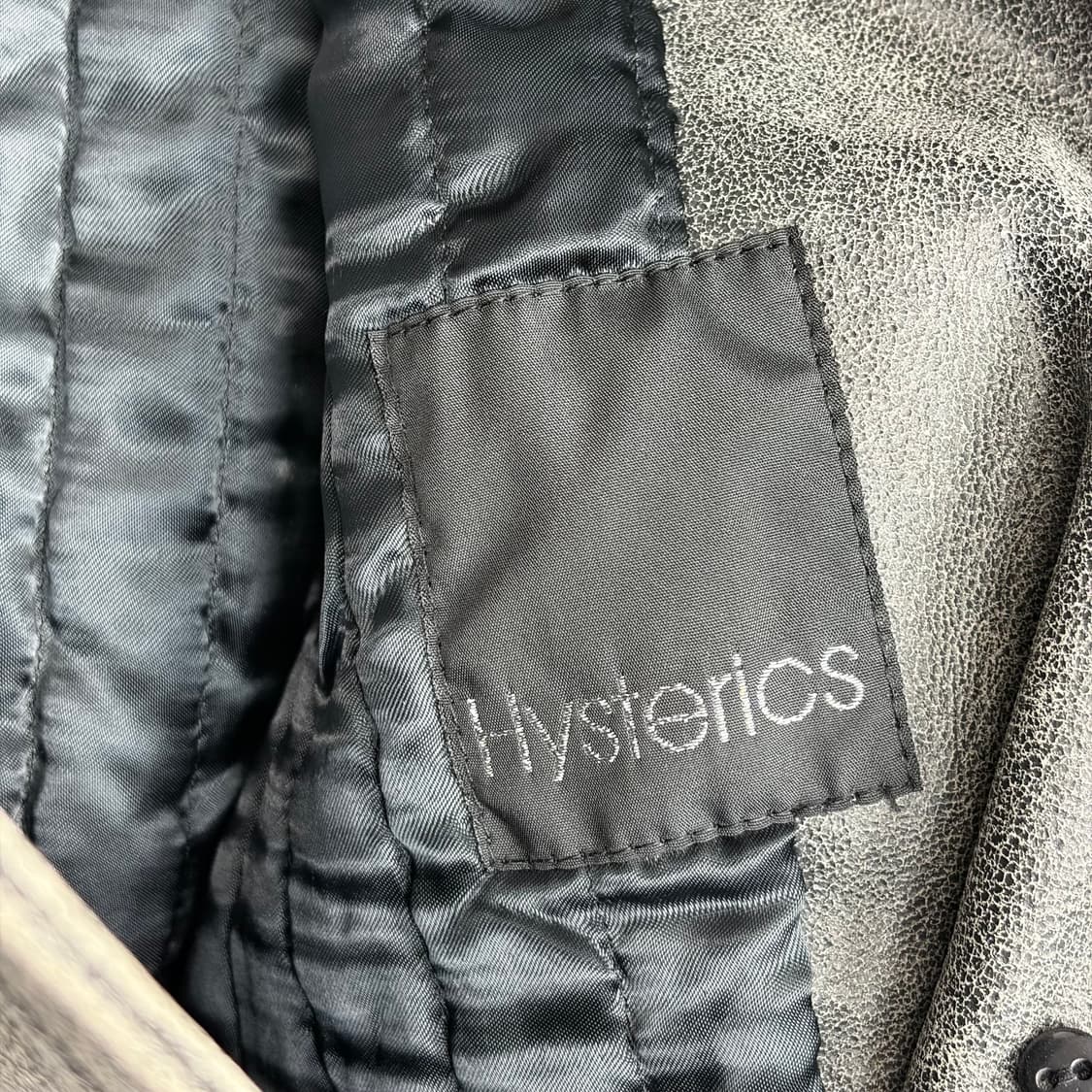 히스테릭글래머 빈티지 가공 가죽 코트 상품이미지7