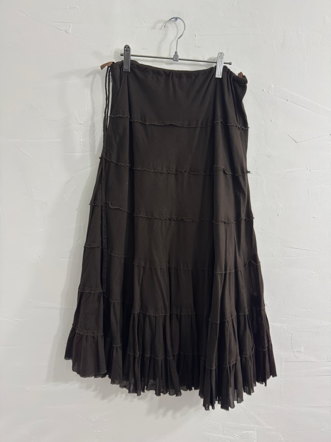 comme ca ism brown design skirt 상품이미지2