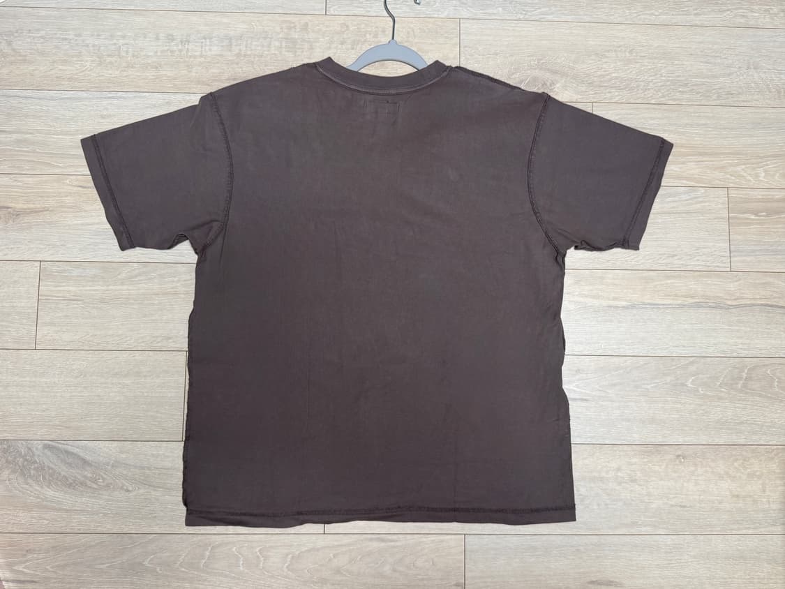 스투시 스몰 로고 티셔츠 페이디드 블랙 S 상품이미지3