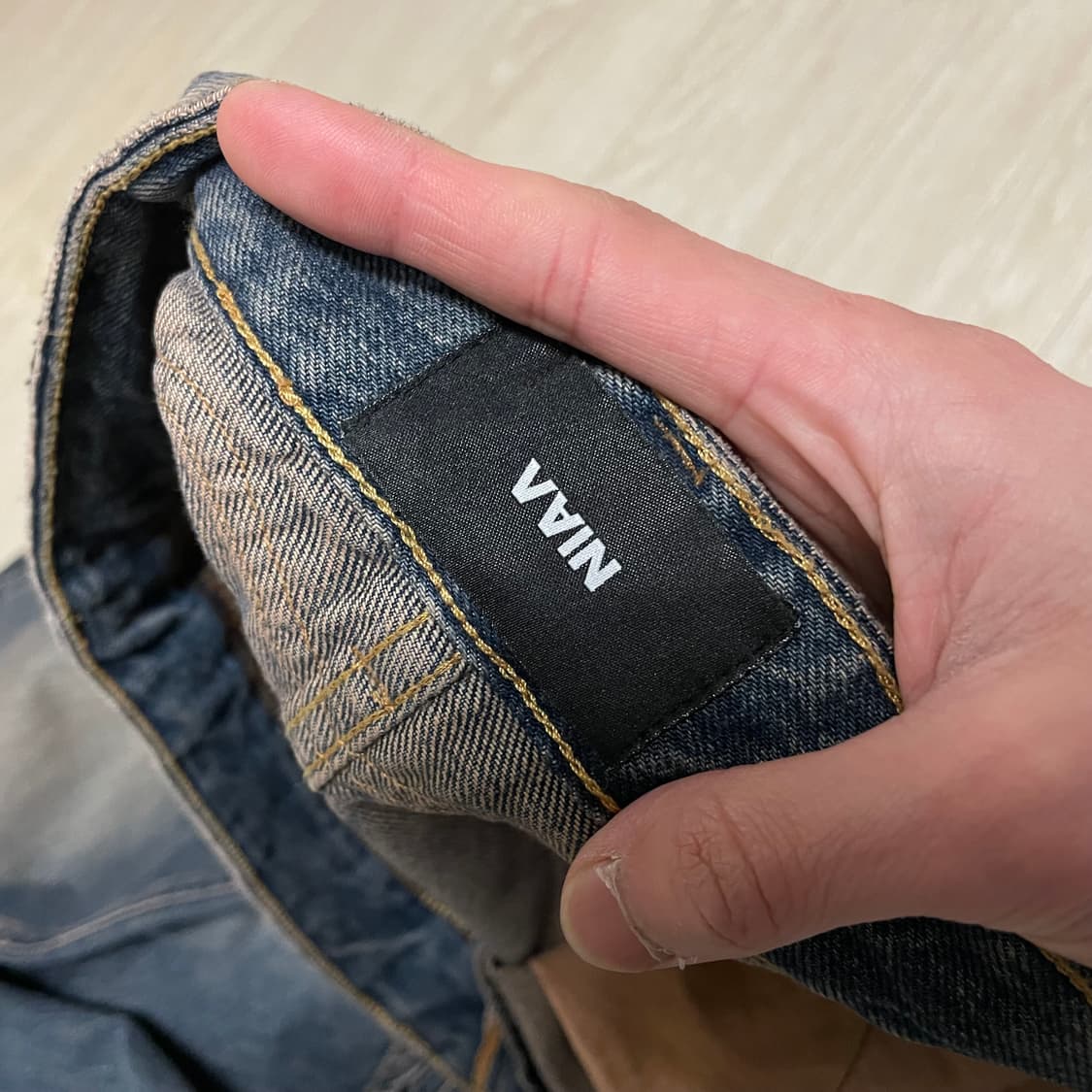 베인 레귤러 진 워시드 블루 상품이미지6