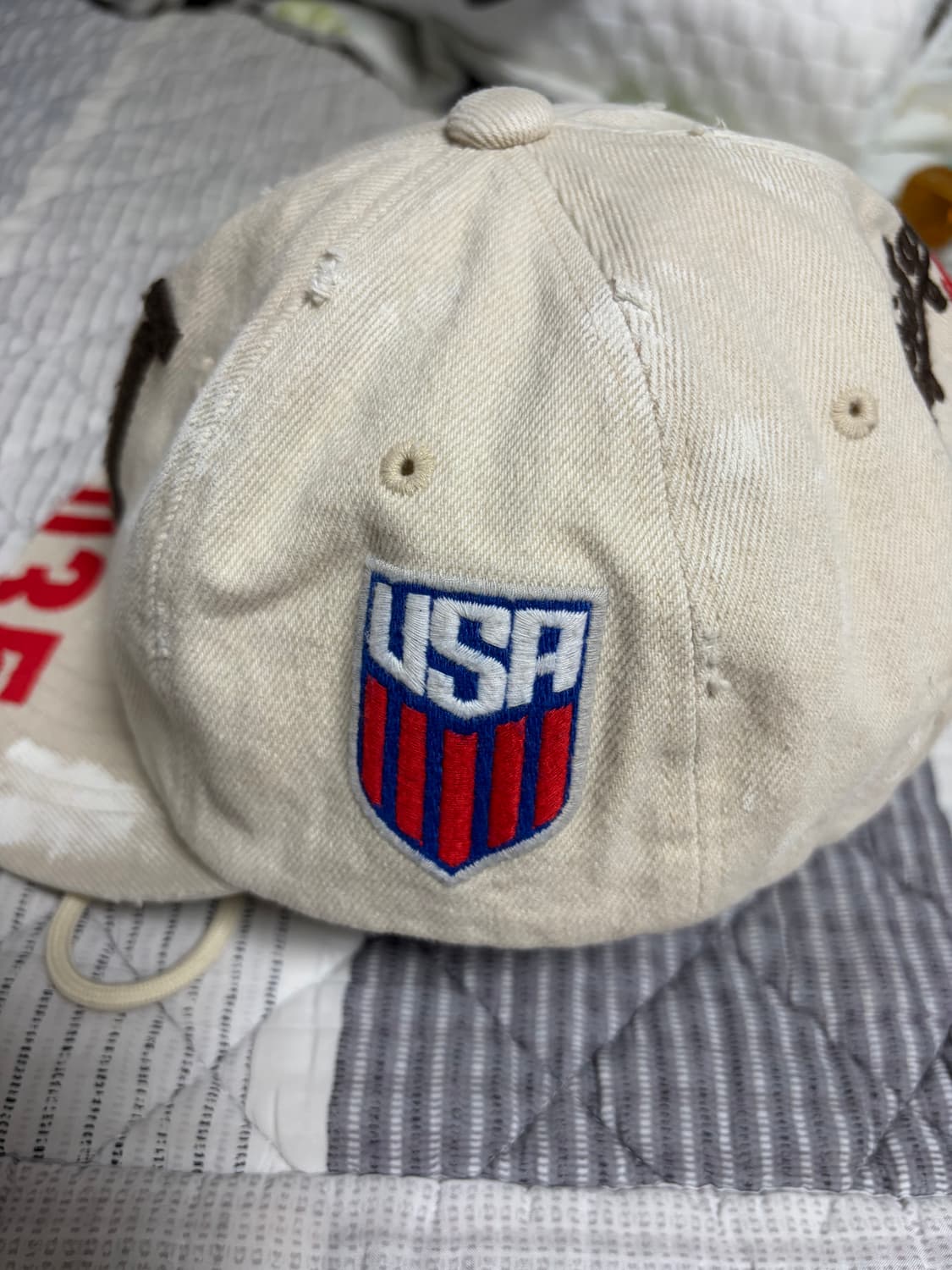 프로젝트 G/R 와이드 스로우백 캡 베이지 상품이미지5