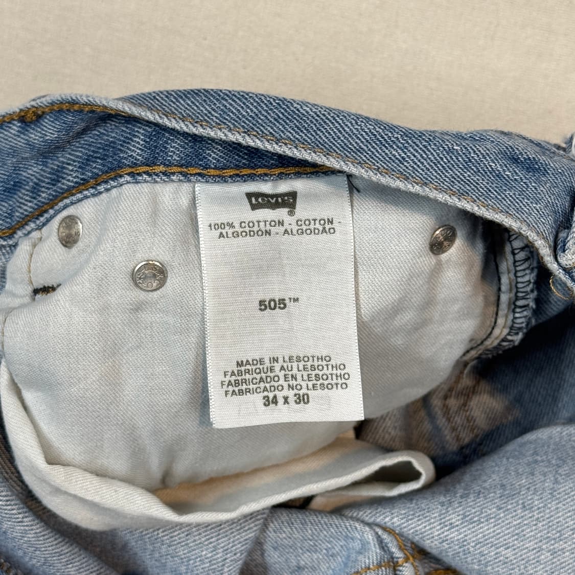 34inch) 리바이스 505 데님 청바지 상품이미지8