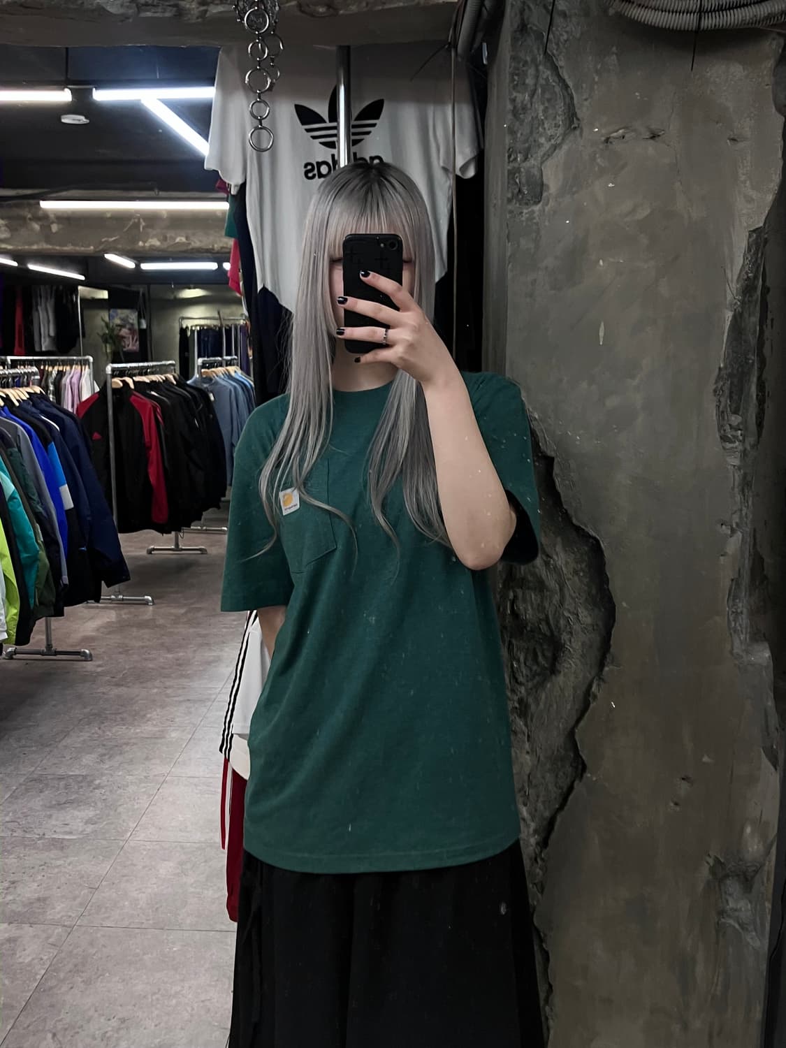 칼하트 포켓 반팔 티셔츠 그린 S   #csz2800 상품이미지2