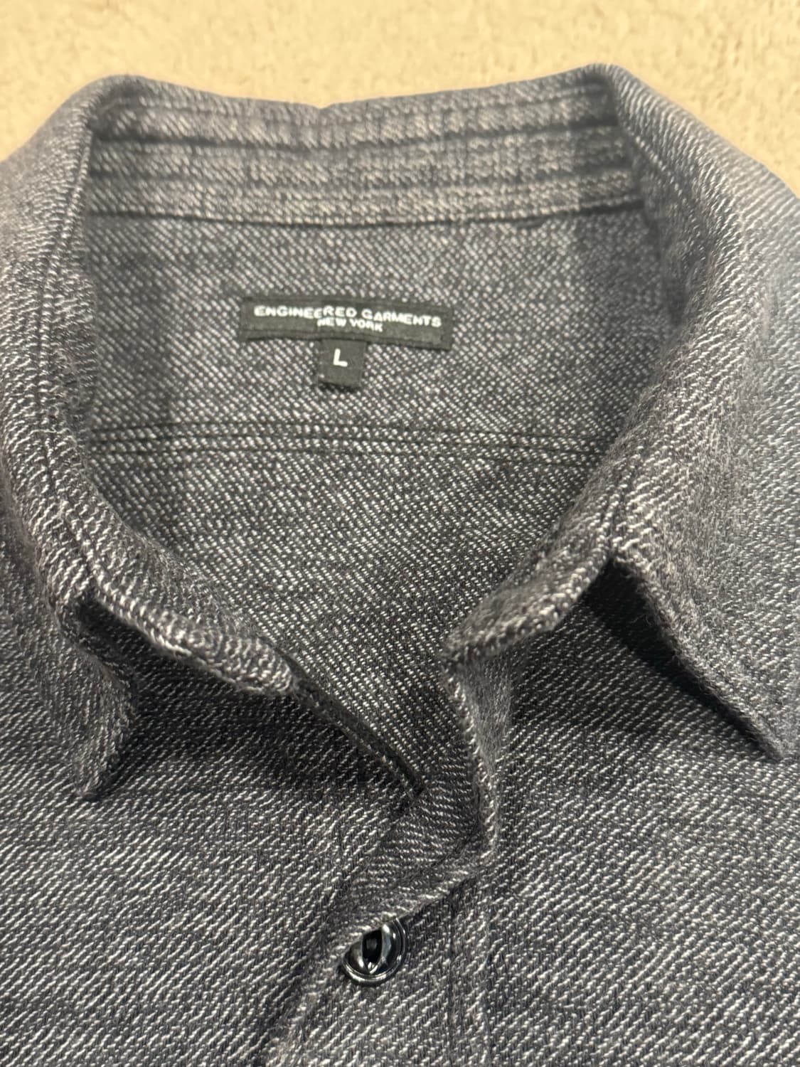 Engineered garments 코튼 워크 셔츠 L 상품이미지3