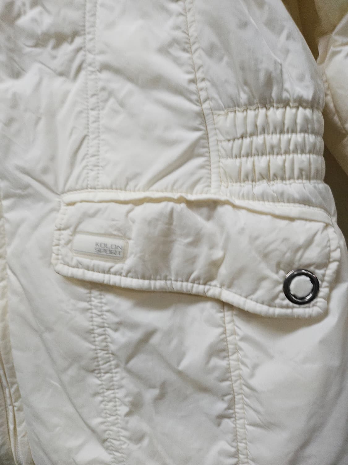 코오롱 스포츠 아이보리 경량패딩자켓 90 상품이미지3