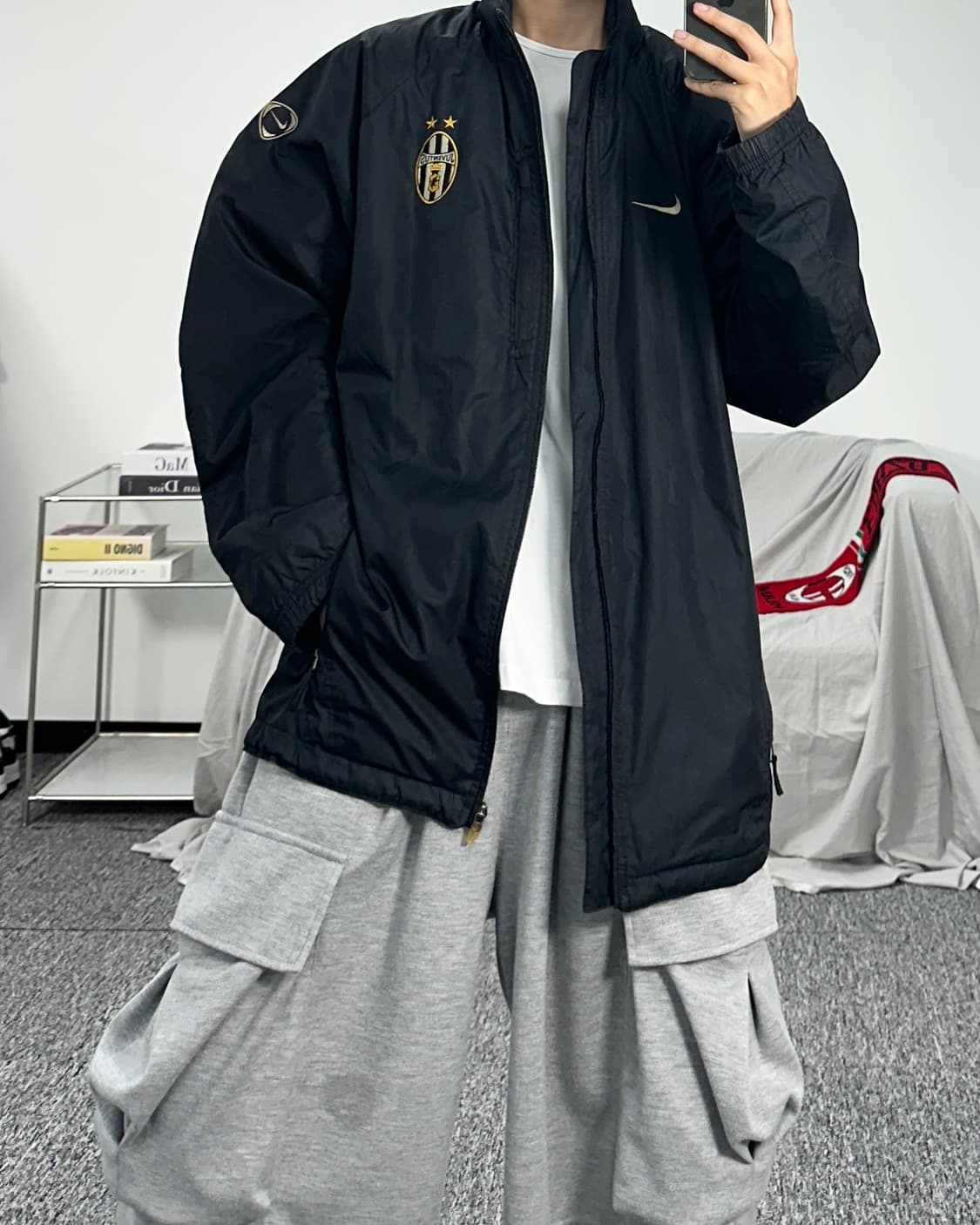 나이키 00s 유벤투스 바람막이 XL 상품이미지3