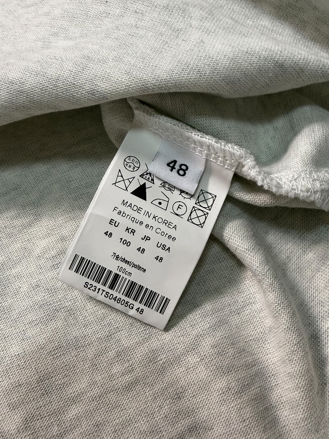 Solid Homme 솔리드옴므 백로고 롱슬리브 23SS 상품이미지6