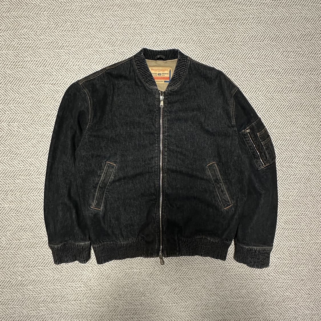 DIESEL black denim jacket 상품이미지1