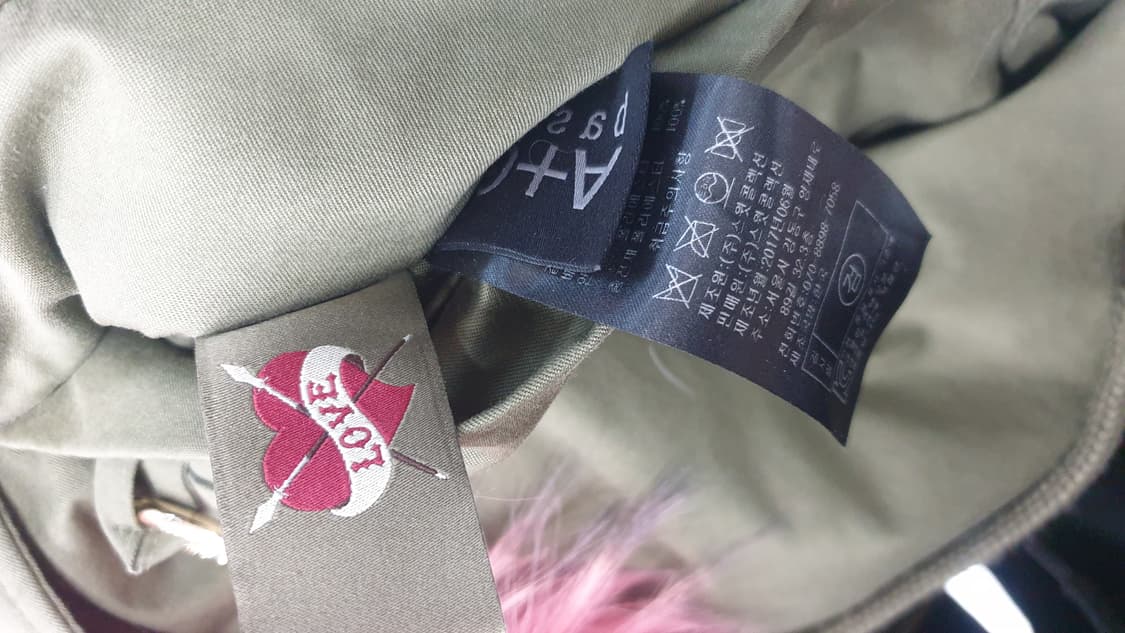 엣지 핑크 폭스털 야상 점퍼 66 상품이미지7