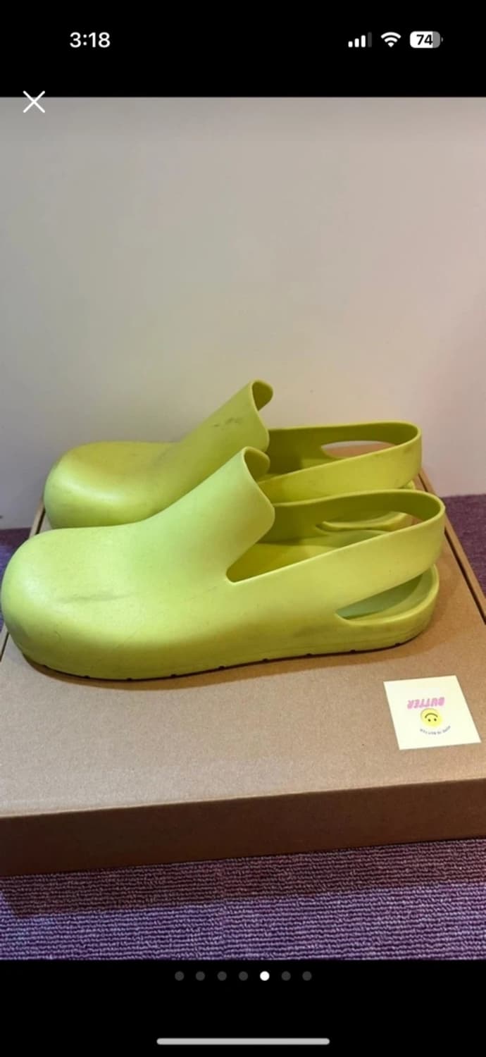 보테가베네타 라임 샌들 44 상품이미지4