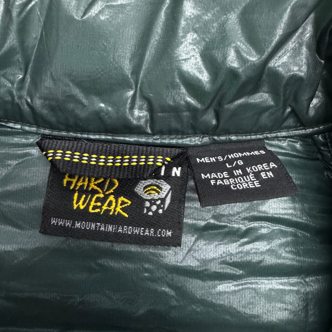 마운틴하드웨어 고프코어 유광 마운틴 경량패딩 자켓 상품이미지7