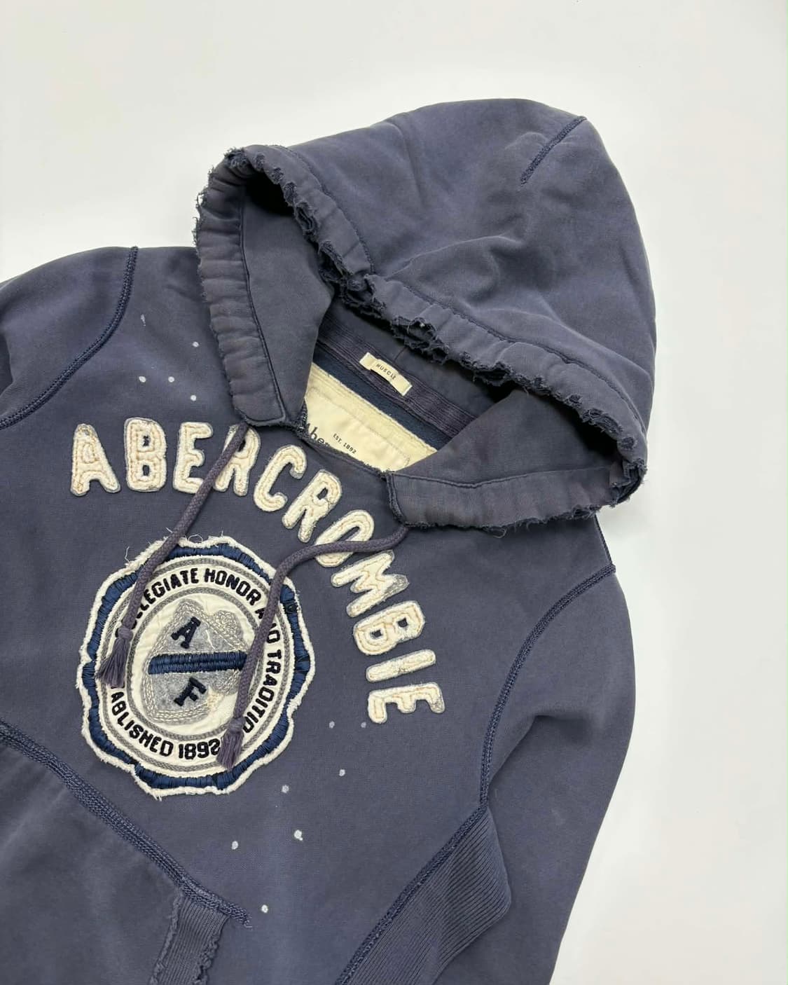 [M] 아베크롬비 올드스쿨 페인팅 후드티 상품이미지6