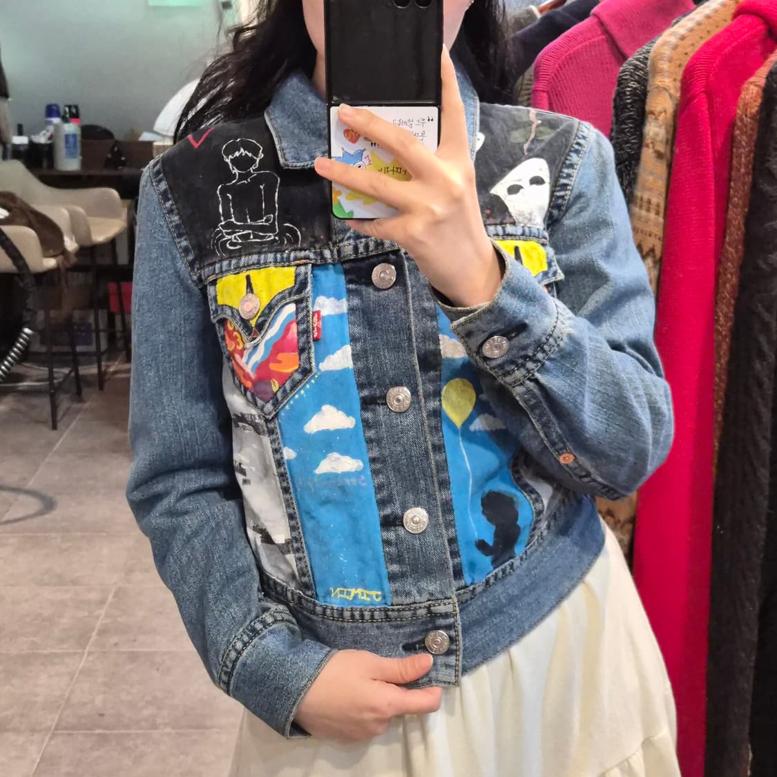 [NO.9] 리바이스 BTS 핸드페인팅 데님자켓 상품이미지2