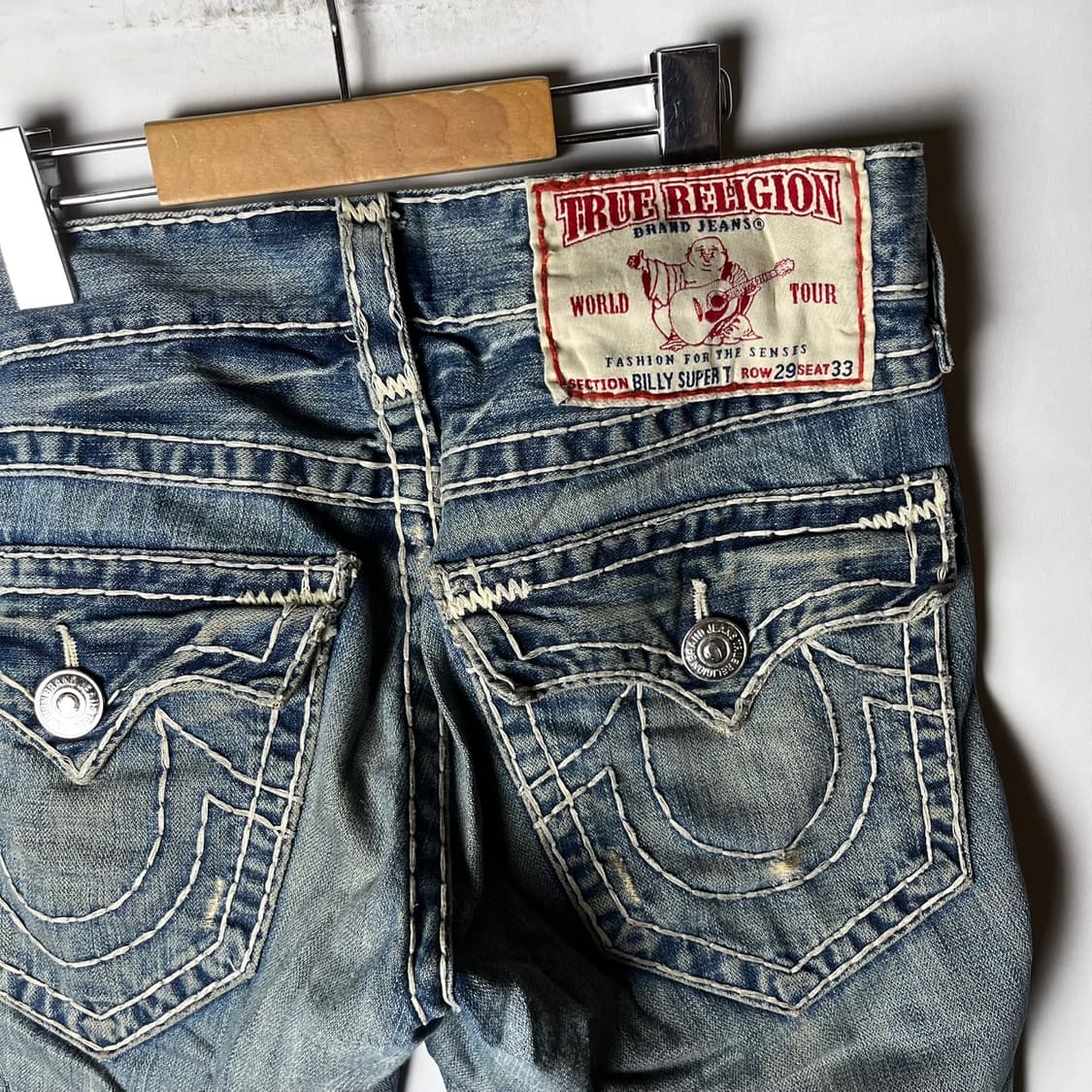 [True Religion] 트루릴리전 빌리 수퍼T 플레어 데님팬츠 상품이미지4