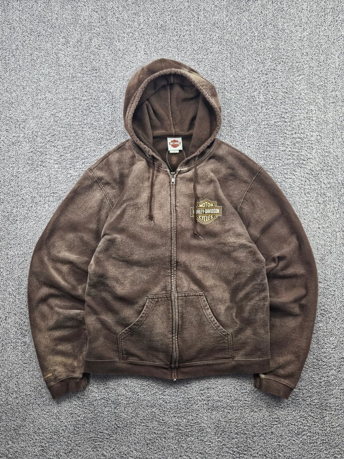 할리데이비슨 다잉워시드 커스텀 스웻 후드집업 ( L ) / 11454 상품이미지2